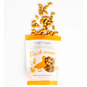 Gjj Frz Dried Bits Duck Orng 3oz