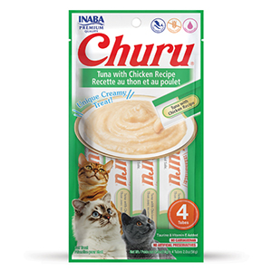 Inaba Churu Puree Tuna Chkn 4ct