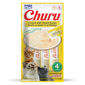 Inaba Churu Puree Chkn Chs 4ct