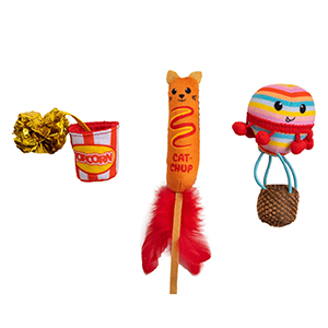 Toy Cat Pawtry 3pk